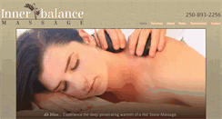 Desktop Screenshot of innerbalancemassage.com