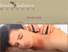 Tablet Screenshot of innerbalancemassage.com